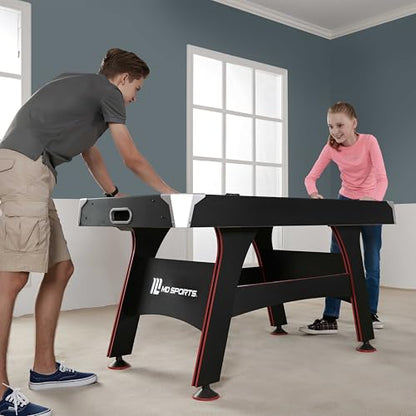 MD Sports Air Hockey Table with Arcade Electronic Scorer, Perfect for Family Game Rooms - style: 5 Ft. Arcade