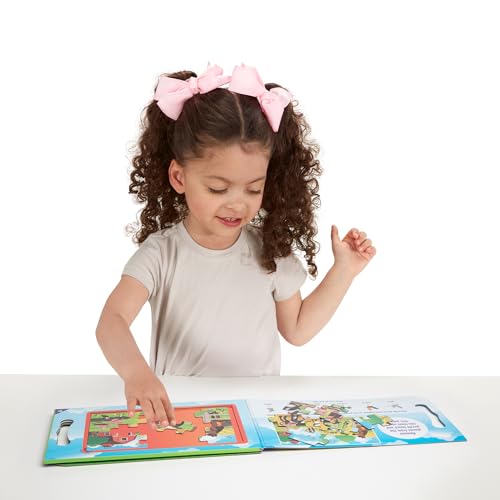 Melissa & Doug Take-Along Magnetic Jigsaw Puzzle Set – On the Farm (2 x 15 Piece) Travel Activity Toy for Preschoolers and Kids Ages 3+ - FSC Certified - style: Farm
