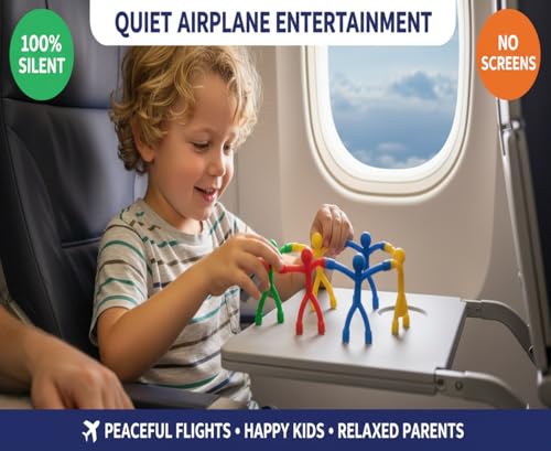 MAGMEN Airplane & Road Trip Toy Magnetic Fidget Toys 40PC Ultimate Set - 20 Classic + 20 Enhanced Grip X3 - STEM Travel Toys Kids ADHD Autism - Family Pack - Desk Toys Adults - size: 40 Piece-Mix Comination