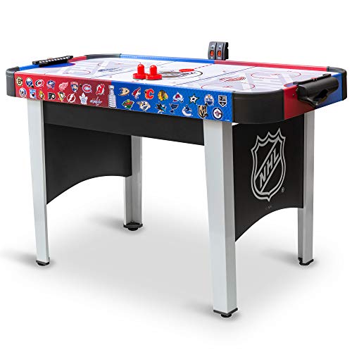 EastPoint Rush Indoor Air Hockey Table - 48 in, Multicolor - Powered Surface for Tabletop Air Hockey - LED Scoring & Stadium Sounds for Home Arcade Games - Family Competition with Game Room Games