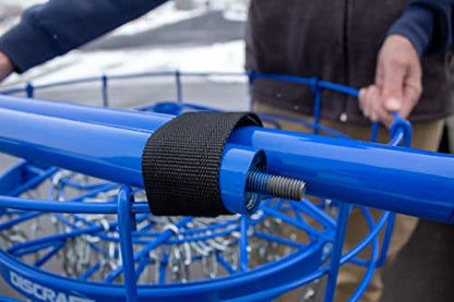 Disc Golf Basket Pole Holder Straps | Keep Your Portable Basket Poles Secure for Transport