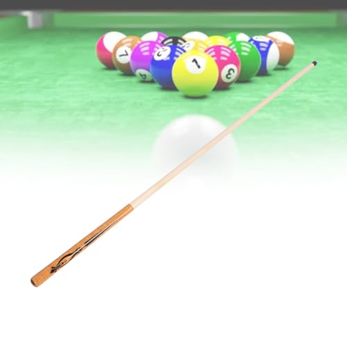 41.34 Inches Short Pool Cue Stick with 14mm Tip, High Accuracy Maple Wood Billiard Cue for Beginners and Experienced Players in Tight Spaces