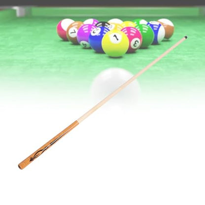 41.34 Inches Short Pool Cue Stick with 14mm Tip, High Accuracy Maple Wood Billiard Cue for Beginners and Experienced Players in Tight Spaces