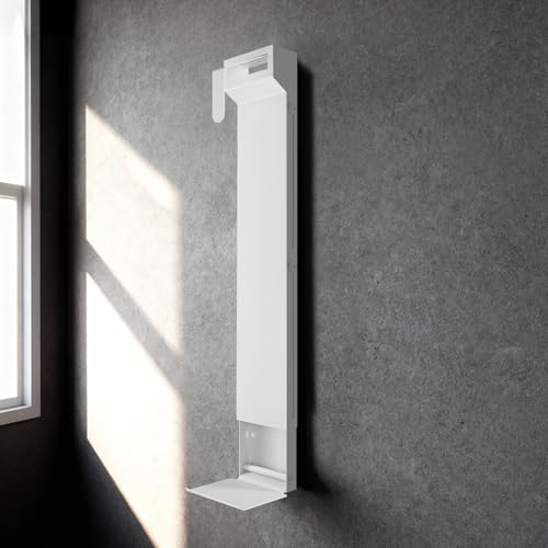 Wall Mount Golf Bag Storage Rack - Wall Mount Rack for Garage, Club Dock for Golfing Bag | Space Saving | Easy Install & Use - color: White