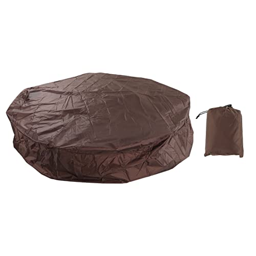 P ing Pong Table Cover Outdoor Water Proof, 190 Coating Dust Cover for Table Tennis, Drawstring Style (155X75x150cm), Ideal for Outdoor Courtyard (Coffee) - color: Coffee, size: 210*30cm