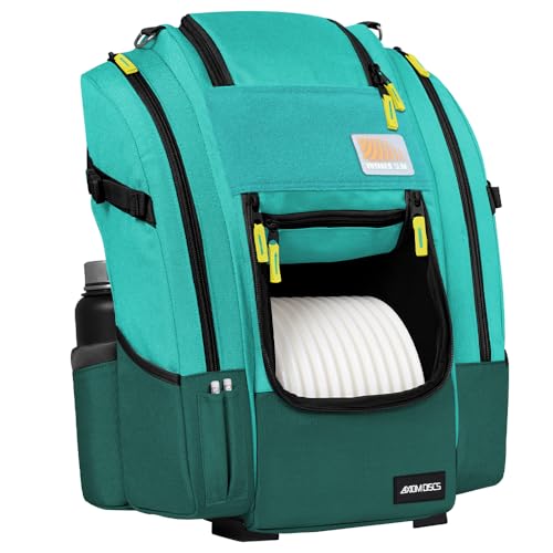 Axiom Discs Voyager Series Backpack Disc Golf Bag (Choose Your Color and Size) - color: Aqua/Emerald, style: Voyager Slim