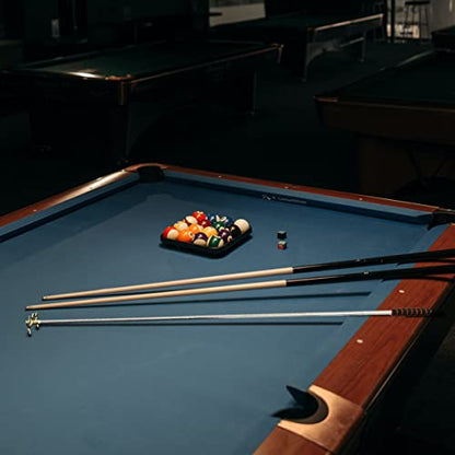 Retractable Billiards Cue Stick Bridge, Pool Bridge with Removable Bridge Head