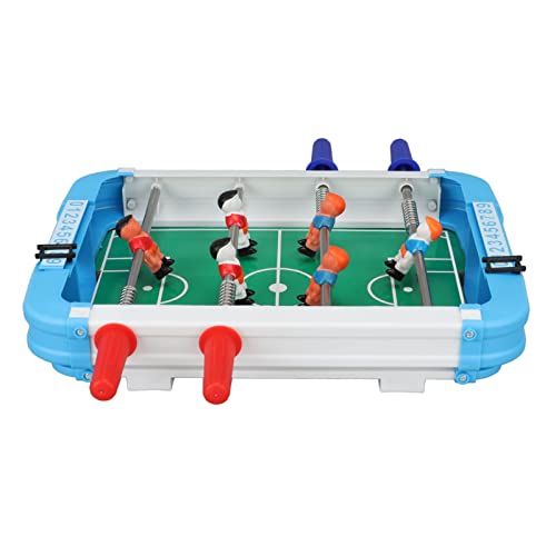 Mini Foosball Table, 10.2x7.3x2in Desktop Football Soccer Game, Parties Entertainment, Rounded Edges with Stable Grip for Kids Adults, Easy to Store