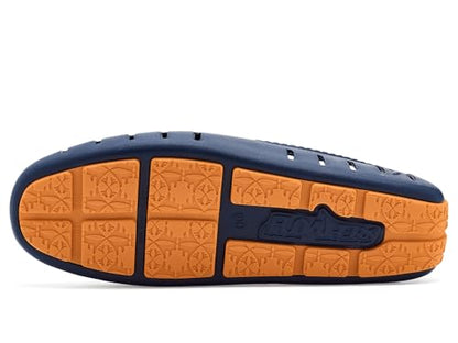 Floafers Country Club Driver 2.0 - color: Navy Peony/Flame Orange, size: 5