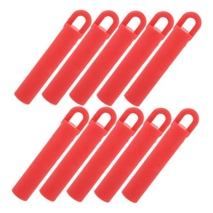PRETYZOOM 10pcs Pool Cue Hangers 11cm Red Billiard Accessories Wall-mounted Cue Stick Holders Universal Pool Table Rack for Game Room Storage