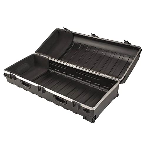 SKB Staff ATA Hard Shell Plastic Golf Travel Case for Cart Bags with 2 Wheels - Heavy-Duty Rolling Club and Driver Carrier for Airline Transport, Impact-Resistant with TSA Locking Latches - size: XX-Large