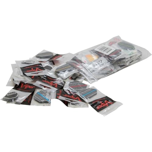 Viper Assorted Dimplex Dart Flights: 50 Sets of Flights, 150 Pieces - style: Mixed (Standard and Slim) Flights