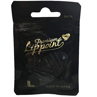 L-style Premium Lippoint - Soft Tip Dart Points - Regular Length - color: Black