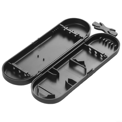 Nylon Darts Case Hard Shell Organizer for 3 Darts Secure Storage with Compartments for Shafts Tips Flights Accessories Compact Black 155x50x21mm 1 Pack