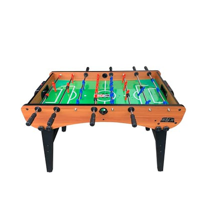 KICK Phoenix 55" Folding Foosball Table – Professional Full-Size Indoor Game Table - color: Brown