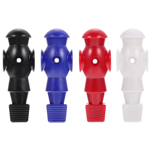 Homoyoyo 4pcs Foosball Men Replacement, Football Players Parts Foosball Man Table Player Football Machine Accessories - color: Assorted Color