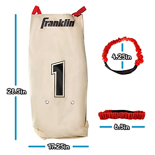 Franklin Field Day Potato Sack Race Bags & 3-Legged Race Bands Game Kit - Great for Kids - 2 Games in 1