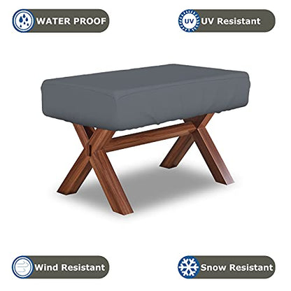 Foosball Table Cover 12 Oz Waterproof - 100% Weather Resistant Outdoor Game Table Cover with Elastic at 4 Sides (63"W x 45"D x 19.7"H, Grey) - color: Grey, size: 63"W x 45"D x 19.7"H