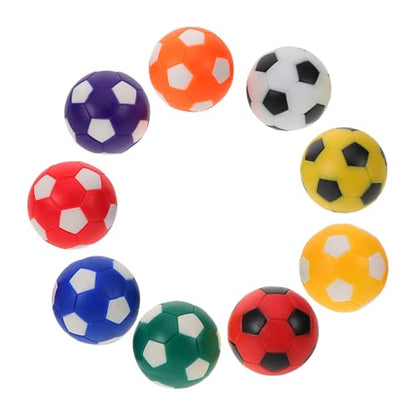 WOONEKY Table Soccer Balls 9pcs Replacement Balls 1.42in for Tabletop Soccer Games Decorations
