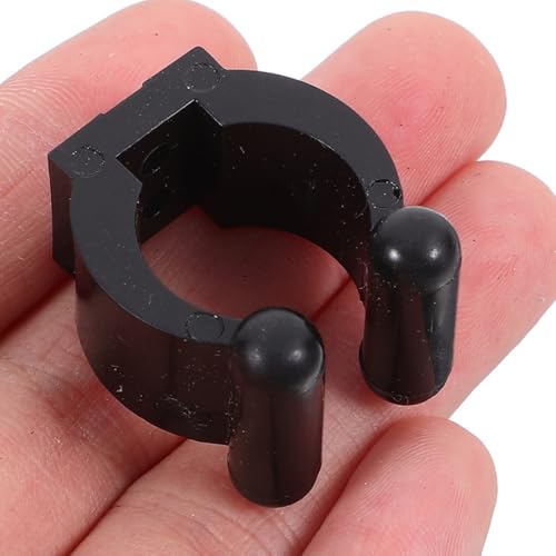 10pcs Elegant Wall-mounted Fishing Rod Holder Clips for Pool Cue Storage
