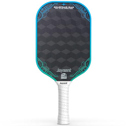 3D-T700-18K Carbon Fiber Pickleball Paddle with 14mm Foam Core, USAPA Approved Premium Pickle Ball Racket Set with Enhanced Spin, Balance Control & Power, Gearfoam Max - color: Blue-Green