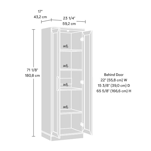 Sauder HomePlus Storage Cabinet/ Pantry cabinets, Sienna Oak finish - color: Sienna Oak