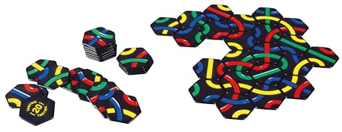 GIGAMIC Tantrix Strategy | Ages 6+ | 1 to 6 Players | 30 Minutes