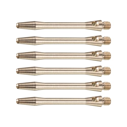 YOKIVE Dart Shafts Indoor Outdoor Plastic Medium Thread Dart Stems Replacement Dart - color: Brass Tone, size: 45mm