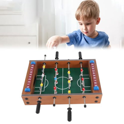Mini Table Top Foosball Game,Kids Table Football Game Set with 2 Balls Interactive 4 Rows Table Soccer for Adults Kids,Indoor Outdoor Entertainment Bars Parties Football Gifts