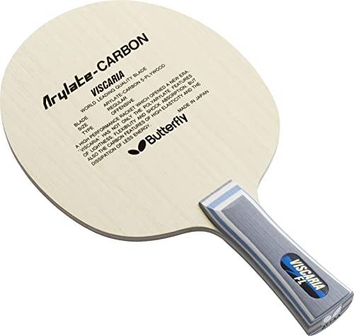 Butterfly Viscaria Table Tennis Blade - Butterfly ALC Blade - Professional Butterfly Table Tennis Blade - Available in FL, and ST handle styles - Made in Japan - style: FL Handle