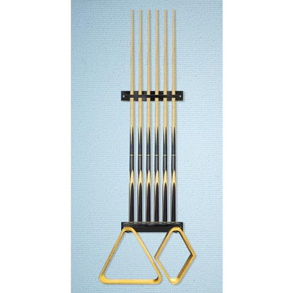 Pool Cue Rack Wall Mounted Rack Billiard Cue Wall Rack Cue Rest Cue Stick Holder for Pool Cue Set