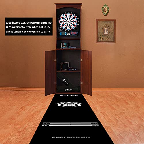 WL&ALLEN Professional and Cool Dart Mat Non Slip - color: black