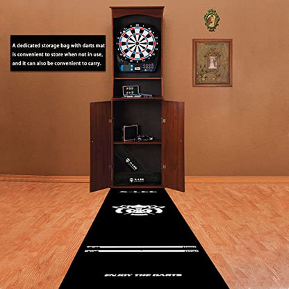WL&ALLEN Professional and Cool Dart Mat Non Slip - color: black