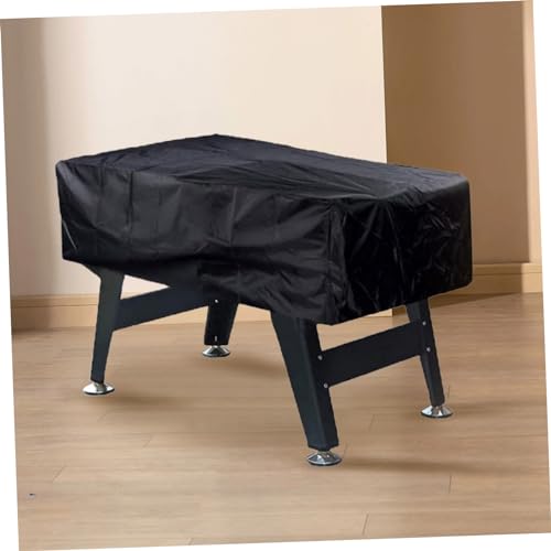 BESPORTBLE Foosball Table Cover Protective Cover for Indoor Football Table Easy to Install Fits Standard Black
