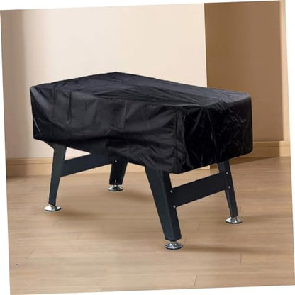 BESPORTBLE Foosball Table Cover Protective Cover for Indoor Football Table Easy to Install Fits Standard Black