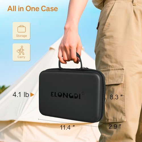 ELONGDI Mexican Train Double 12 Dominoes Set with 4 Wooden Trays/Racks in Portable Carrying Case Colorful 91 Tiles & 9 Trains Board Game for Family Game Night