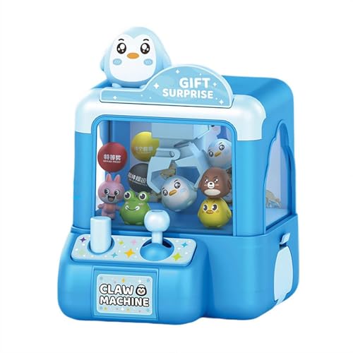 Mini Claw Machine for Kids - Vending Machines Toys, Electronic Arcade Game, Animal Theme Arcades Game Party Toy, Christmas & New Year Gifts for Boys Girls Age 3+, Party Home Arcade Toy (Penguin) - color: Penguin