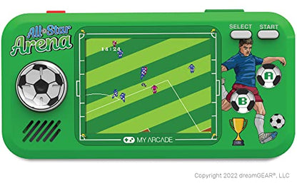 My Arcade All Star Arena Pocket Player- Sports Game Console with 307 Retro Games, Basketball, Soccer, Baseball