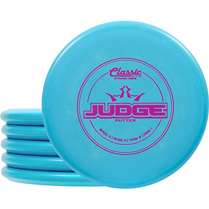Dynamic Discs Judge Disc Golf Putter, Men and Women Frisbee Golf Putter Set, 170g+, Discs Golf Color & Stamp Will Vary, 5 Pack - style: Classic Blend