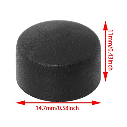 20PCS 12.7mm Foosball End Cap Foosball Table Rod Safety Rubber End Caps Flexible Pipe Post Rubber Cover Tip Protectors