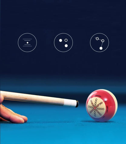Billiards Cue Ball, Standard Table Training Pool Ball - 57.2mm/2.3in Diameter