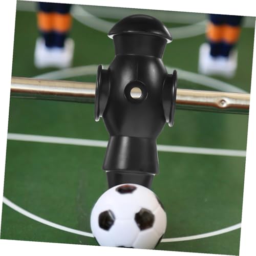 POPETPOP 4Pcs Foosball Player Figures Replacement for Table Football Machines PP Resin Soccer Player Statues Lightweight Desk Soccer Action Figurines Easy to Install in Dark and Navy Colors