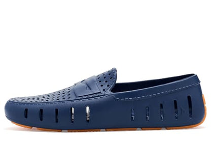 Floafers Country Club Driver 2.0 - color: Navy Peony/Flame Orange, size: 9