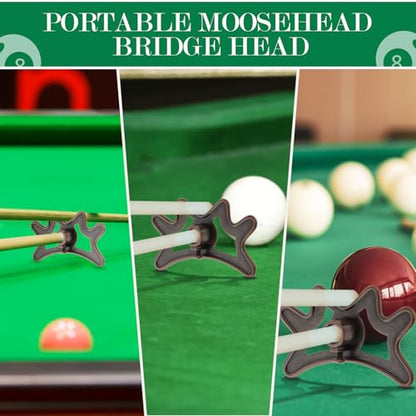 Pool Billiard Bridge Head Pool Cue Stick Bridge Metal for Games Competition