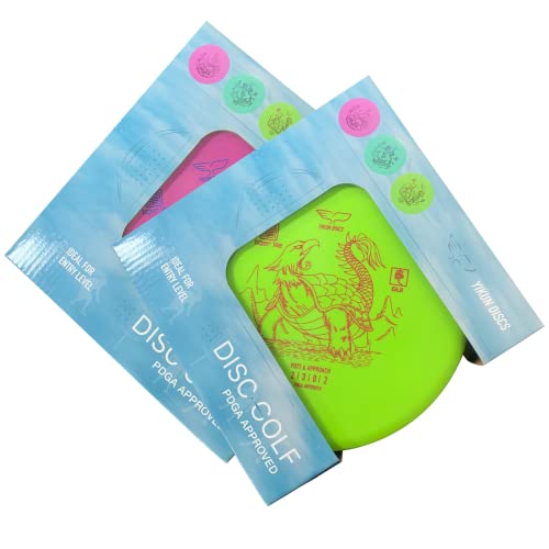 Yikun Disc Golf Starter Kit - 150-160g Set Includes Driver, Mid-Range, Putter for Beginner Players