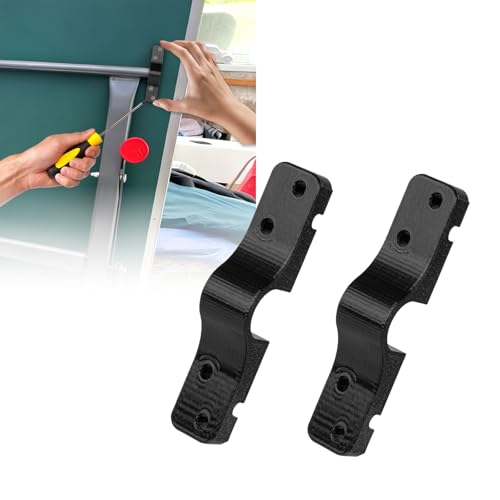 2 Pcs Compatible with Kettler Ping Pong Replacement Bracket Holder, Heavy Duty Replacement Bracket Compatible with Kettler Ping Pong Table Frame (Fits 18mm Round Poles)