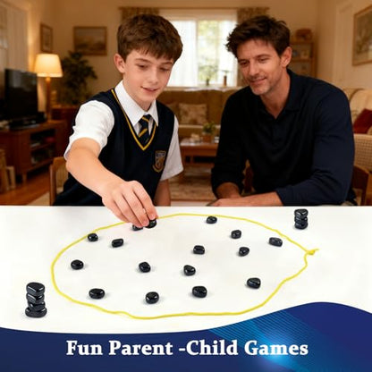 Chess Game with 20 Stones, Christmas Family Games for Kids and Adults, Best Multiplayer Strategy Board Games for Family Game Night, Indoor Outdoor Portable Travel Chess Set