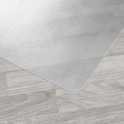 Marvelux Clear Floor Protector Mat, Multi-Purpose PVC Hardwood Floor Protection Mat, Durable Waterproof Plastic Floor Covering, Rectangular, 29.5" x 47" Home and Office Desk Mat - size: 29.5" x 47"