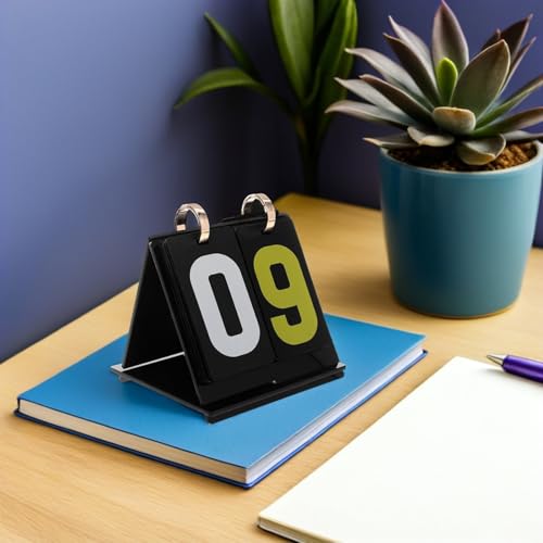 Portable Card Game Score Keeper with Manual Flip 2-Digit Display, Plastic Scoring Tool Featuring Precise Scoring and Smooth Flipping Mechanism for Tabletop Competitions and Gaming
