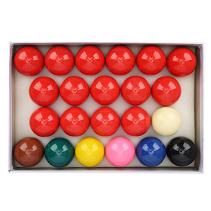 Snooker Balls Set, 22-Piece Tournament Weight (141g) 52.5mm Phenolic Resin Pool Balls for Table Cue Game